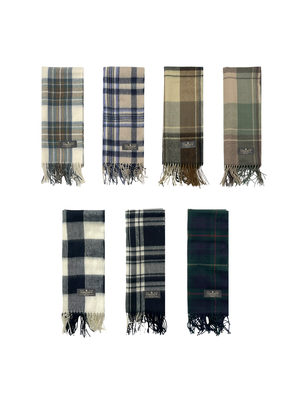 [Acc Best] Soft Check Muffler (7 Color)