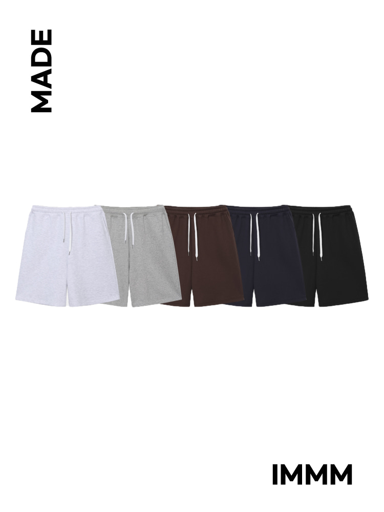 [IMMM MADE] [Pants Best] 에브리데이 트레이닝 하프 팬츠 (5 Color)